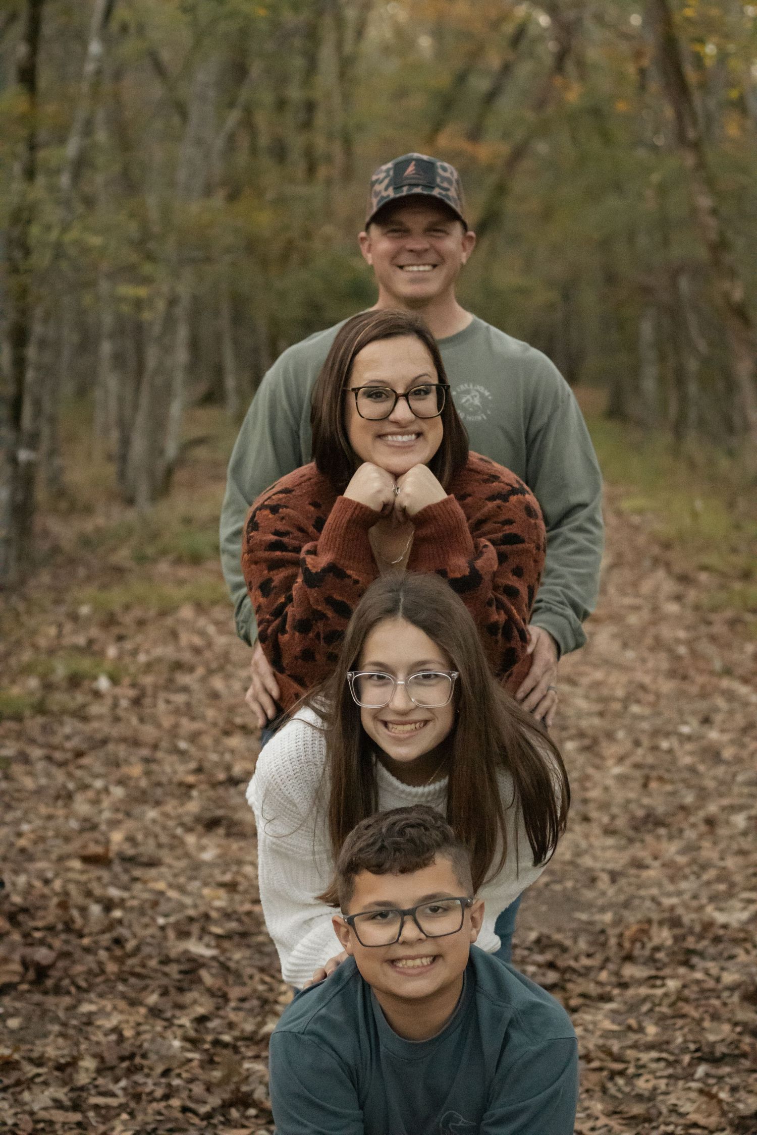 Candid family photo